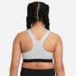 Nike Mädchen Sport BH Big Swoosh Logo DA1030-091 137-147 Carbon Heather/White | 137-147