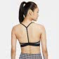 Nike Damen Sport BH Dri-FIT Indy Icon Clash T-Back Sports Bra DD1086-010 M Black/Black/Chile Red | M