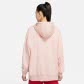 Nike Damen Kapuzenpullover Sportswear Swoosh Hoodie DM6201-601 S Pink Oxford/Light Curry/Rose Whisper | S