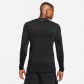 Nike Herren Langarmshirt Pro Crew Longsleeve DQ5448-010 XL Black/White | XL