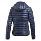 adidas Damen Daunenjacke Varilite Down Hooded Jacket DX0779 XS Legend Ink/White | XS