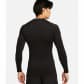 Nike Herren Langarmshirt Pro Dri-FIT Tight FB7919-010 M Black/White | M