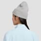 Nike Unisex Mütze Peak Futura Beanie HF0186-063 Dk Grey Heather/White | One size