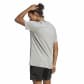 adidas Herren T-Shirt Essentials Single Jersey 3-Streifen IC9337 M Medium Grey Heather/White | M