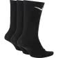 Nike Unisex Sportsocken Everyday Lightweight Crew 3PR SX7676-010 34-38 Black/White | 34-38