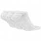 Nike Unisex Sportsocken Everyday Lightweight No-Show 6PR SX7679-100 42-46 White/Black | 42-46