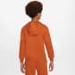 Nike Kinder Kapuzenpullover Big Kids Club Fleece FZ Hoodie FD3004-893 137-147 Campfire Orange/White | 137-147