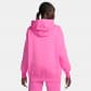 Nike Damen Kapuzenpullover Phoenix Fleece Oversized Pullover DQ5860-675 XS Playful Pink/Black | XS