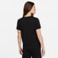 Nike Damen T-Shirt Sportswear Club Essentials DX7906-010 XS Black/White | XS