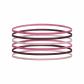 Under Armour Mädchen Stirnband Stirnband Mini Elastic 6PK 1389933-659 Fuchsia Dusk/White | One size
