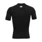 Under Armour Herren T-Shirts HG Armour Comp SS 1361518-001 L Black/White | L