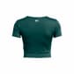 Under Armour Damen T-Shirt Motion Crossover Crop SS 1383647-449 S Hydro Teal | S