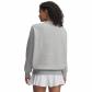 Under Armour Damen Pullover Rival Flc Oversized Varsity Crew 6007880-011 S Mod Gray Light Heather / White | S