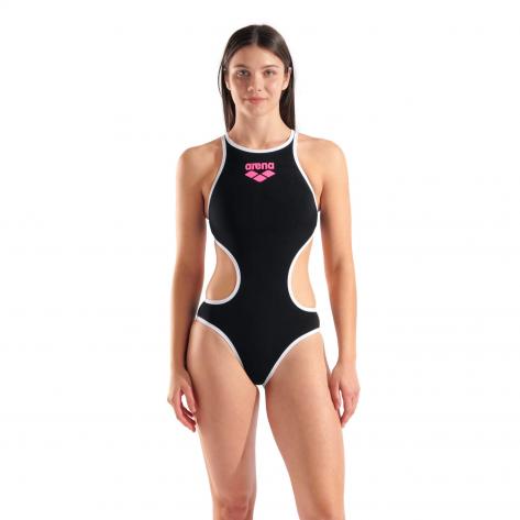 Arena Damen Badeanzug ONE BIGLOGO ONE PIECE 001198-510 40 Black/White | 40