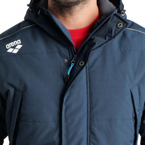 Arena Unisex Wärmemantel Team Parka Solid 004914-700 M Navy | M
