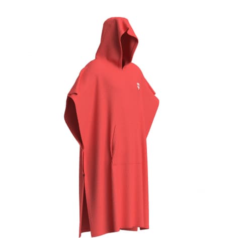 Arena Unisex Bademantel COTTON PONCHO 009651-300 S-M Calypso Coral-White | S-M