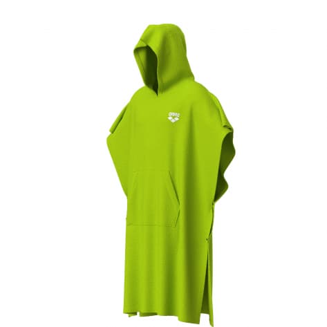 Arena Unisex Bademantel COTTON PONCHO 009651-600 L-XL Artic Lime-White | L-XL