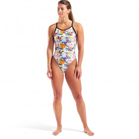 Arena Damen Badeanzug W Arena Collage Swimsuit Xcriss Cross 010735 