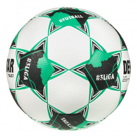 Derbystar Fussball 3. Liga Brillant APS v26 1880500026 5 Weiß/Grün/Schwarz | 5