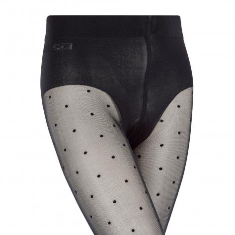 Falke Kinder Strumpfhose Romantic Dot 13501-3009 122-128 Black | 122-128