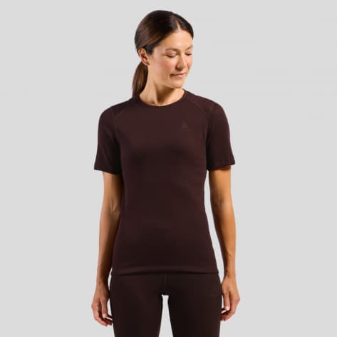 Odlo Damen Shirt Active Warm Eco Baselayer Top Crew Neck S/S 159111 