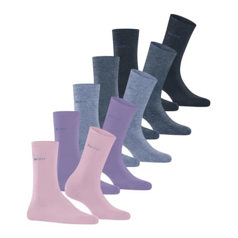 Esprit Damen Socken Solid-Mix SO 5P 18000 