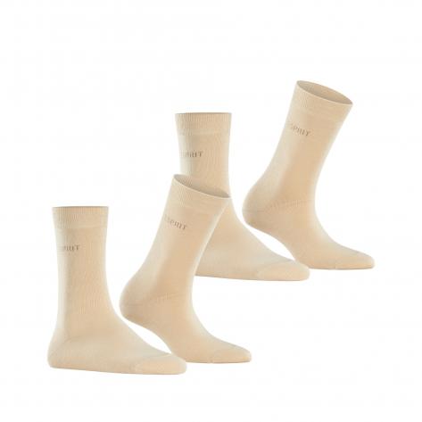 Esprit Damen Socken Uni SO 2P 18531 
