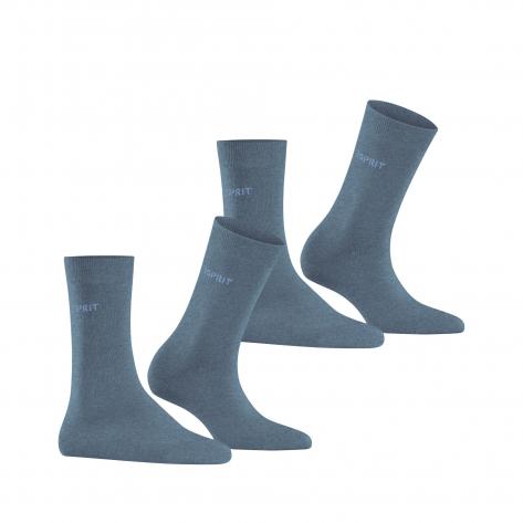 Esprit Damen Socken Uni SO 2P 18531 