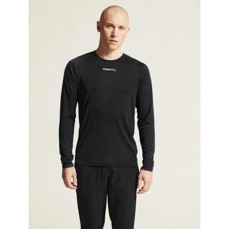 Craft Herren Langarmshirt RUSH 2.0 LS TEE M 1914658-999000 S Black | S