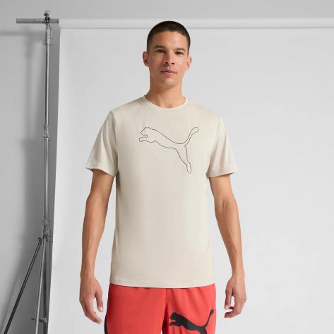 Puma Herren T-Shirt TAD ESSENTIAL HEATHER CAT TEE 525907 