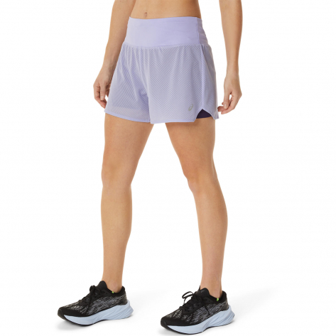 Asics Damen Laufshorts VENTILATE 2-N-1 3.5IN SHORT 2012C405-500 L Vapor/Night Shade | L