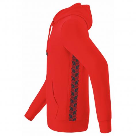 erima Kinder Kapuzenpullover Essential Team 2072209 152 Rot/Slate Grey | 152