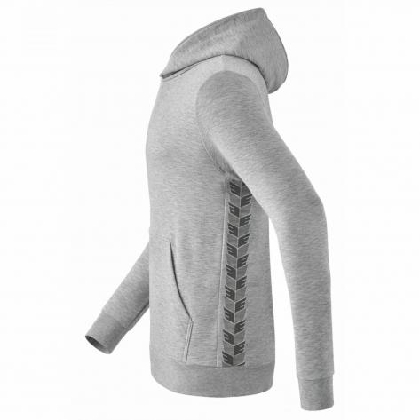 erima Kinder Kapuzenpullover Essential Team 2072210 164 Hellgrau Melange/Slate Grey | 164