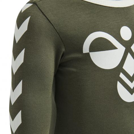 Hummel Baby Body Flipper L/S 213892-6453 92 Olive Night | 92