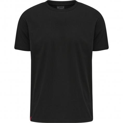 Hummel Herren T-Shirt hmlRED Basic T-Shirt S/S 215119-2001 XXXXL Black | XXXXL