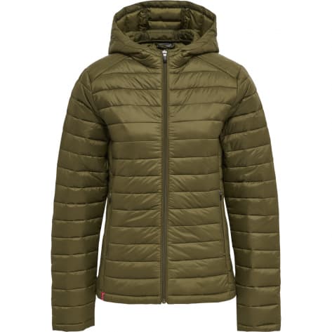 Hummel Damen Steppjacke hmlRED Quilted Hood Jacket 215217-6086 XXL Dark Olive | XXL