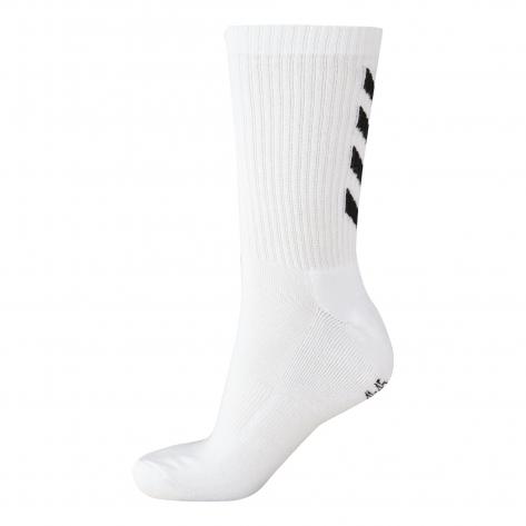 Hummel Herren Socken FUNDAMENTAL 3-PACK 022140-9001 32-35 WHITE | 32-35