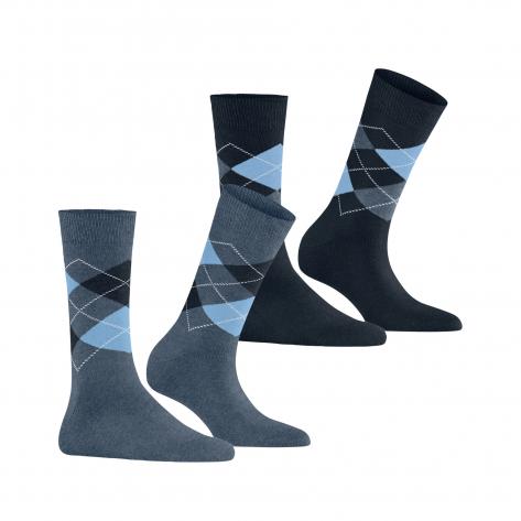 Burlington Damen Socken Everyday Argyle SO 2-Pack 22012 