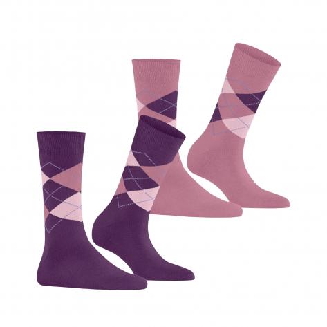 Burlington Damen Socken Everyday Argyle SO 2-Pack 22012 