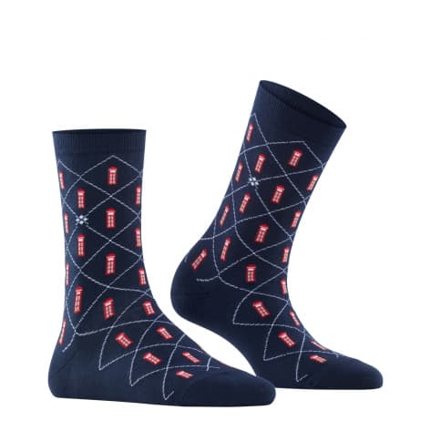 Burlington Damen Socken Phone Booth SO 22114-6120 36-41 Marine | 36-41