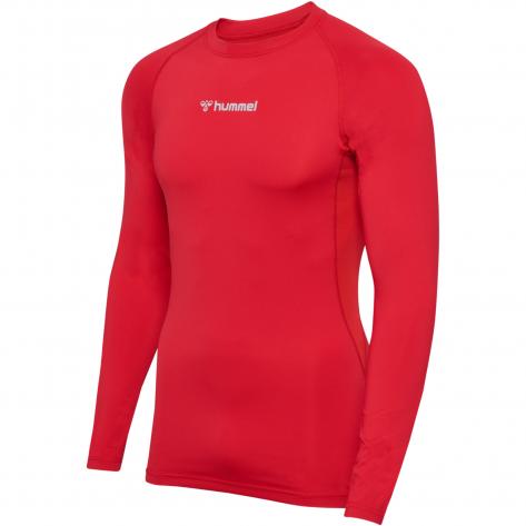 Hummel Herren Langarm Shirt hmlBL PERFORMANCE TEE L/S 225511-3062 XXL TRUE RED | XXL