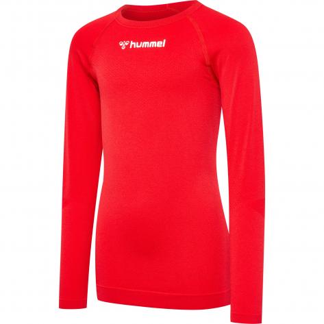 Hummel Kinder Langarm Shirt hmlBL COMFORT 2.0 TEE L/S KIDS 225525-3062 128-140 TRUE RED | 128-140