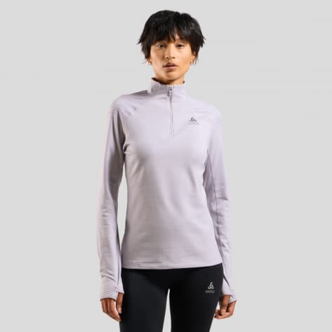 Odlo Damen Laufshirt Axalp Ceramiwarm Midlayer 1/2 Zip 313551-21091 XL Misty Lilac | XL