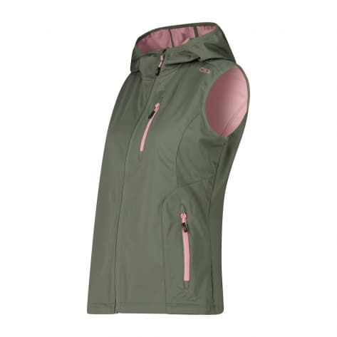 CMP Damen Softshellweste Woman Vest Fix Hood 31A5036-E452 36 Salvia | 36