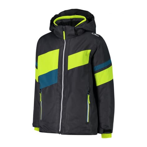 CMP Kinder Skijacke Kid Jacket Snaps Hood 32W0034-U423 98 Antracite | 98