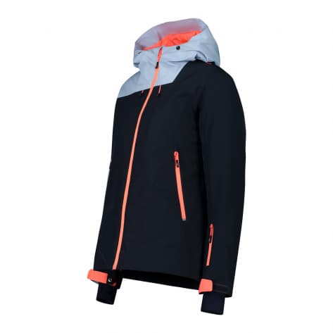 CMP Damen Skijacke Woman Fix Hood Jacket 32Z4186-N950 34 Black Blue | 34