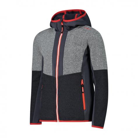 CMP Mädchen Fleecejacke Kid G Jacket Fix Hood 33H1855 