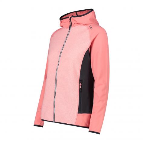 CMP Damen Fleecejacke Woman Jacket Fix Hood 33H1926 