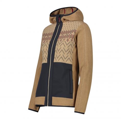 CMP Damen Fleecejacke Woman Jacket Fix Hood 33H2336 