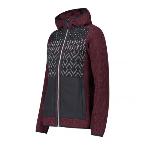CMP Damen Fleecejacke Woman Jacket Fix Hood 33H2336 